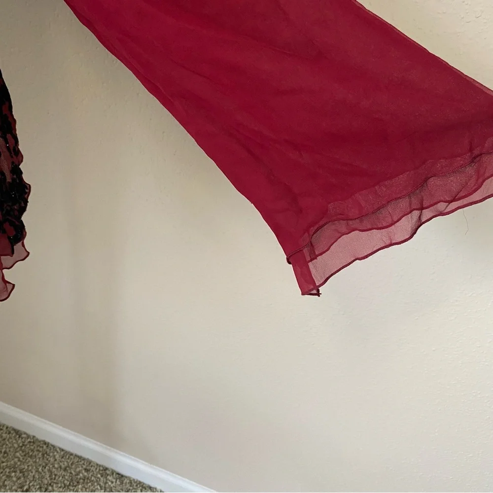 Marion Clayden Silk Chiffon Skirt Set - Picture 6 of 14